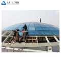 High Level Dome House Dach Light Steel Trass Funktion Hall Design